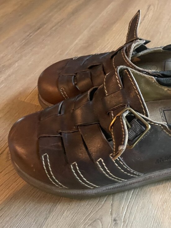 Dr. Martens Shoes Mens 10 Fisherman Sandals Summer Leather 8332 Vintage Y2K!